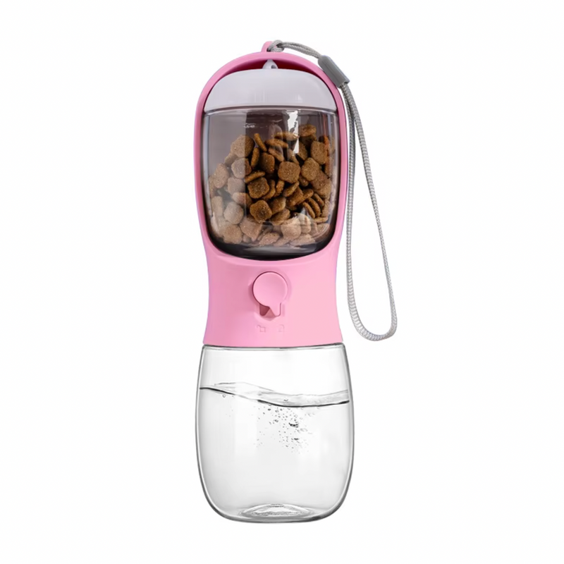 Dispensador Automático de Agua y Comida para Mascotas — 2 en 1 Portátil