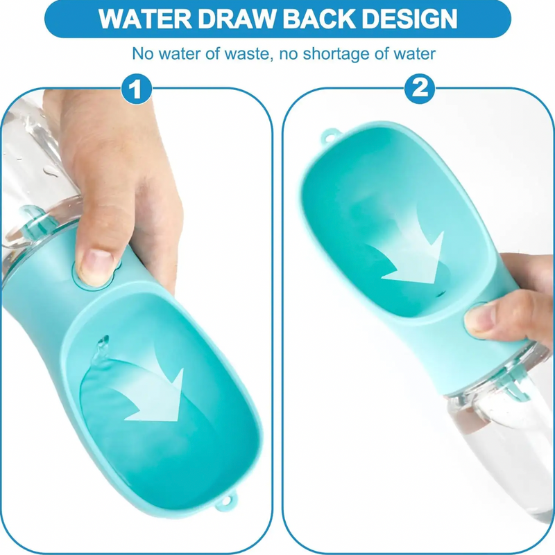 Dispensador Automático de Agua y Comida para Mascotas — 2 en 1 Portátil
